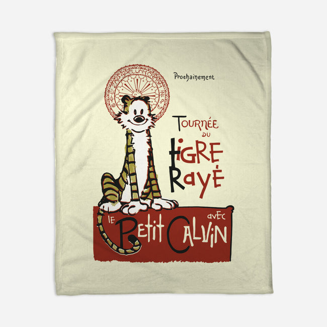 Le Tigre Raye-none fleece blanket-Arinesart