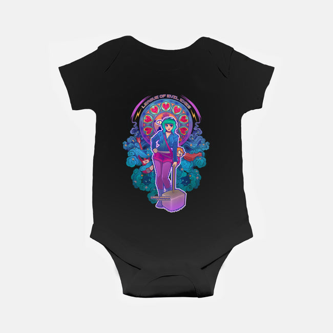 League of Evil Exes-baby basic onesie-MeganLara