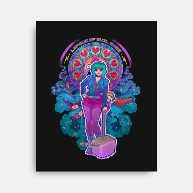 League of Evil Exes-none stretched canvas-MeganLara