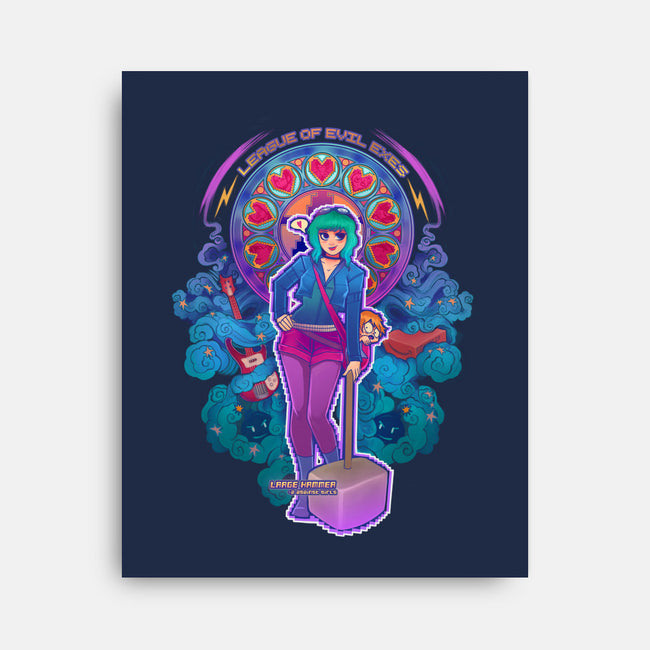 League of Evil Exes-none stretched canvas-MeganLara