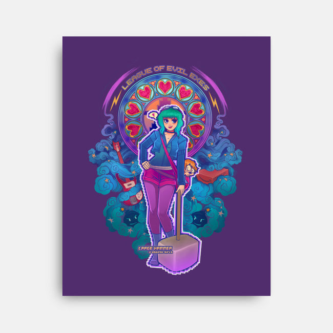 League of Evil Exes-none stretched canvas-MeganLara