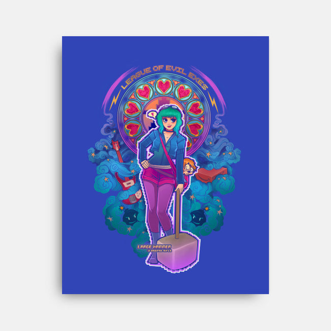 League of Evil Exes-none stretched canvas-MeganLara