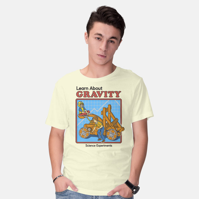 Learn About Gravity-mens basic tee-Steven Rhodes