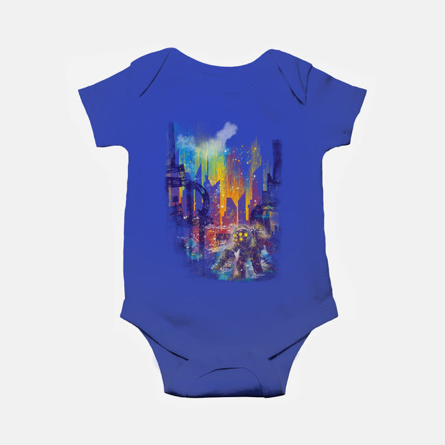 Leaving Rapture-baby basic onesie-kharmazero