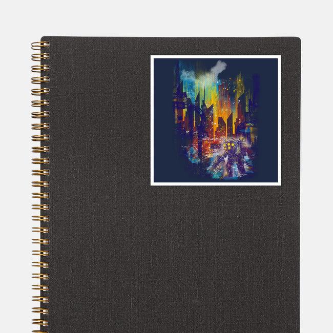 Leaving Rapture-none glossy sticker-kharmazero