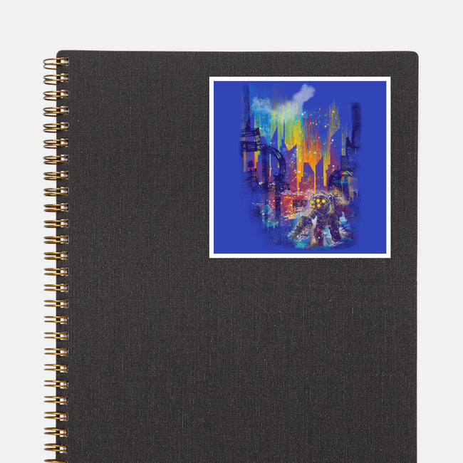 Leaving Rapture-none glossy sticker-kharmazero
