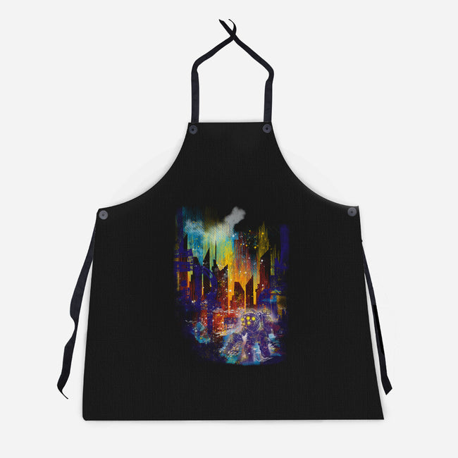 Leaving Rapture-unisex kitchen apron-kharmazero