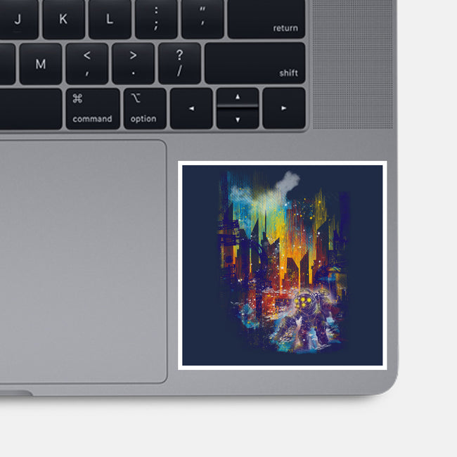 Leaving Rapture-none glossy sticker-kharmazero