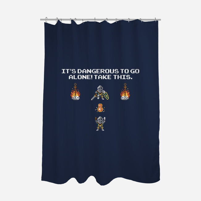 Legend of Souls-none polyester shower curtain-BWdesigns