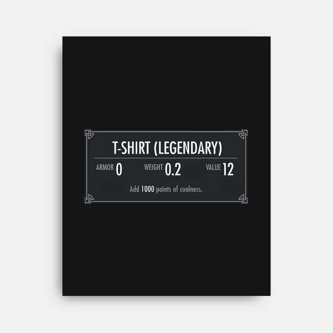 Legendary Tee-none stretched canvas-tipostrano