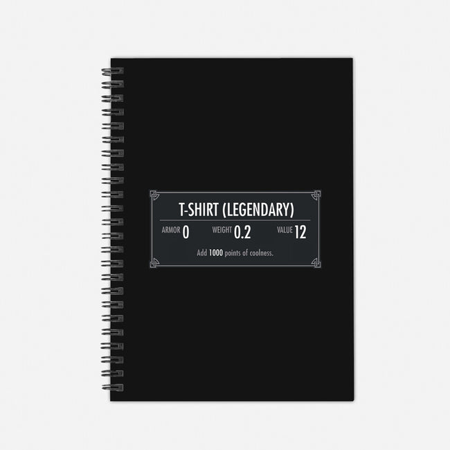 Legendary Tee-none dot grid notebook-tipostrano