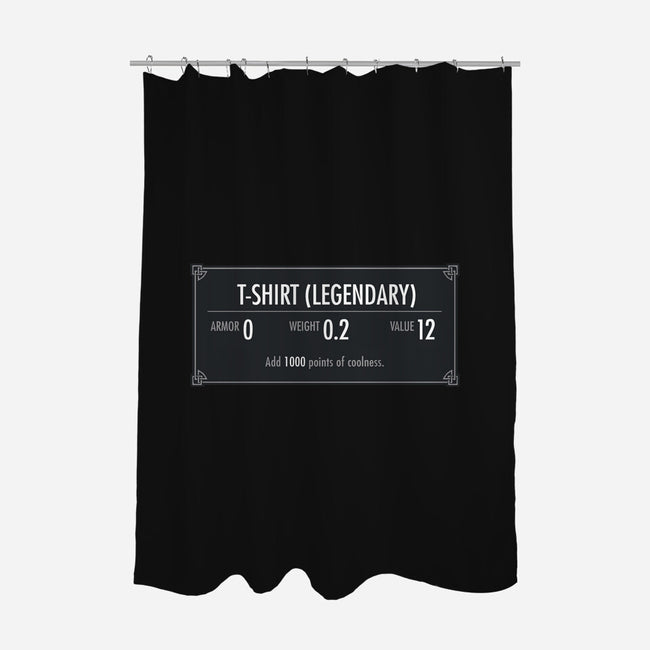 Legendary Tee-none polyester shower curtain-tipostrano