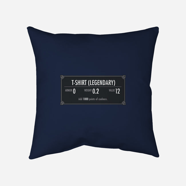 Legendary Tee-none removable cover w insert throw pillow-tipostrano