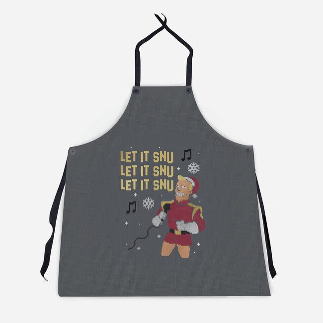 Let It Snu!-unisex kitchen apron-Raffiti
