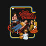 Let's Summon Demons-none removable cover w insert throw pillow-Steven Rhodes