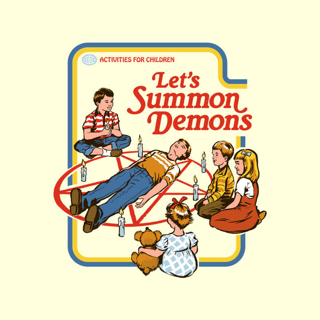 Let's Summon Demons-none polyester shower curtain-Steven Rhodes