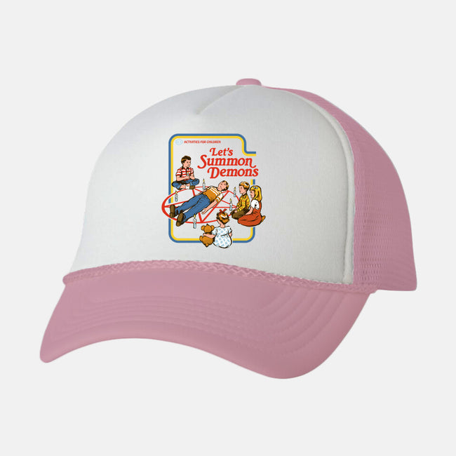Let's Summon Demons-unisex trucker hat-Steven Rhodes