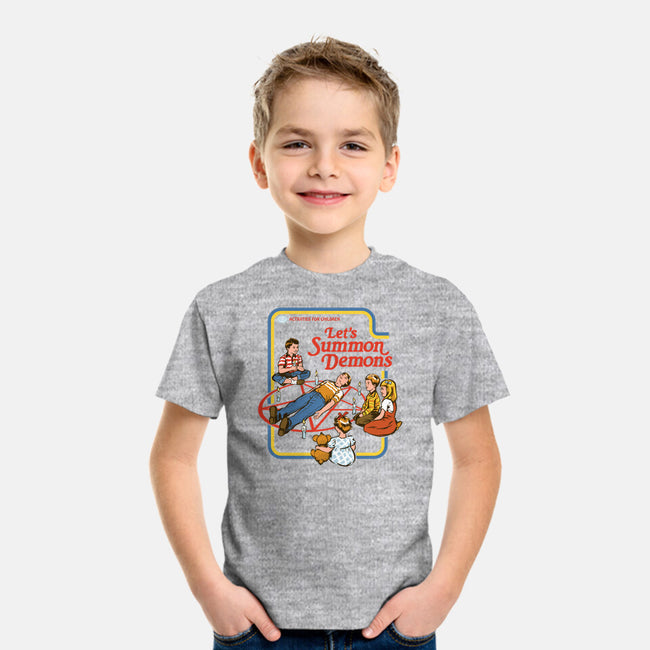 Let's Summon Demons-youth basic tee-Steven Rhodes