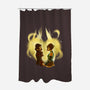 Let's Take a Journey-none polyester shower curtain-astrorobyn