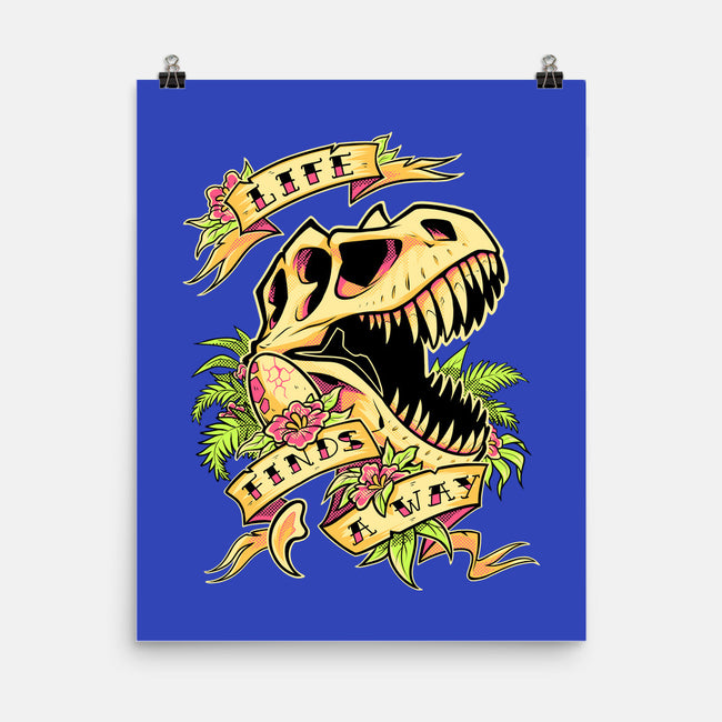 Life Finds a Way-none matte poster-Squeedge Monster