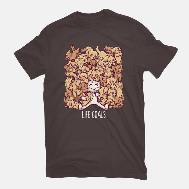 Life Goals-mens heavyweight tee-TechraNova