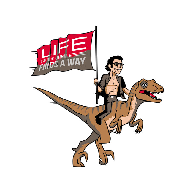 Life Uhhh Finds a Way-womens racerback tank-Ben Douglass
