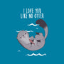 Like no Otter-none polyester shower curtain-ursulalopez