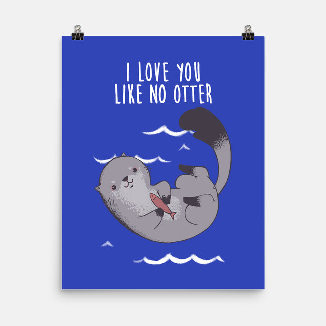 Like no Otter-none matte poster-ursulalopez