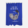 Like no Otter-none polyester shower curtain-ursulalopez