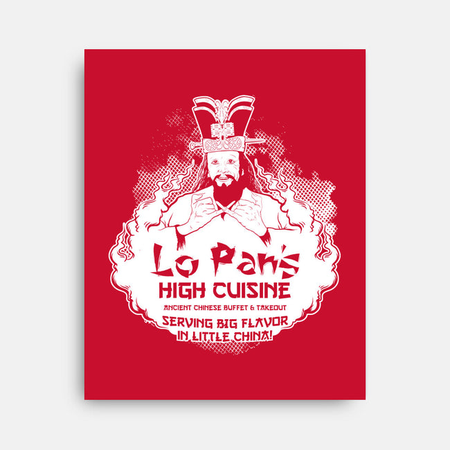 Lo Pan's High Cuisine-none stretched canvas-andyhunt