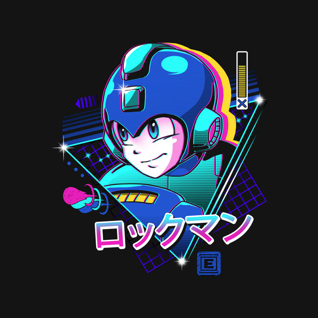 LoFi Blue Bomber-none polyester shower curtain-vp021