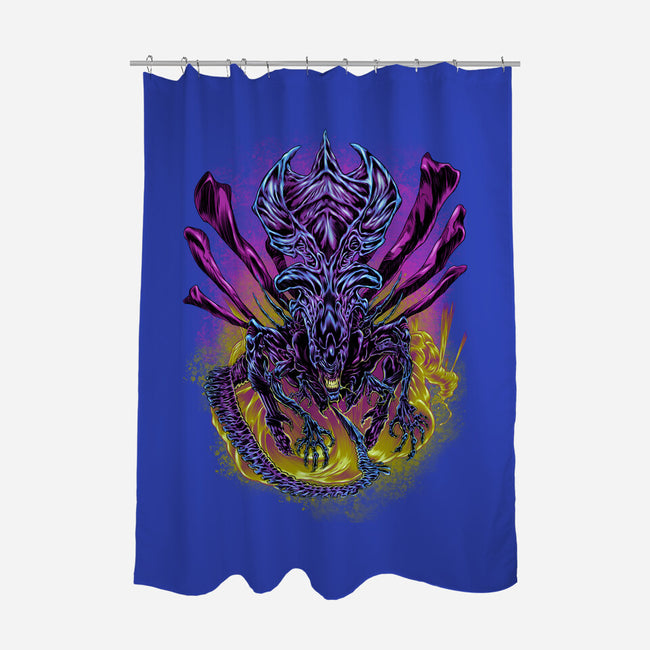 Long Live the Queen-none polyester shower curtain-BeastPop
