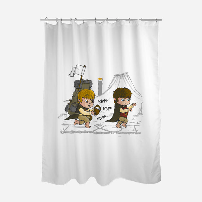 Lord of the Coconuts-none polyester shower curtain-IdeasConPatatas