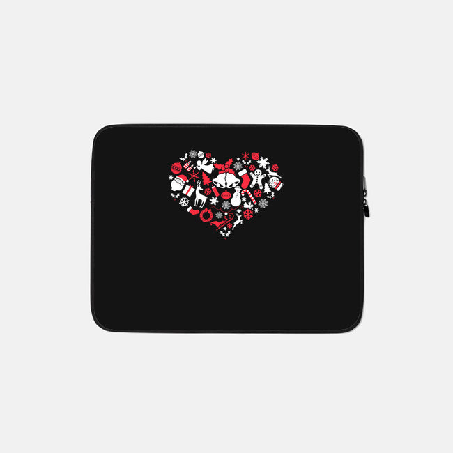 Love Christmas-none zippered laptop sleeve-neverbluetshirts