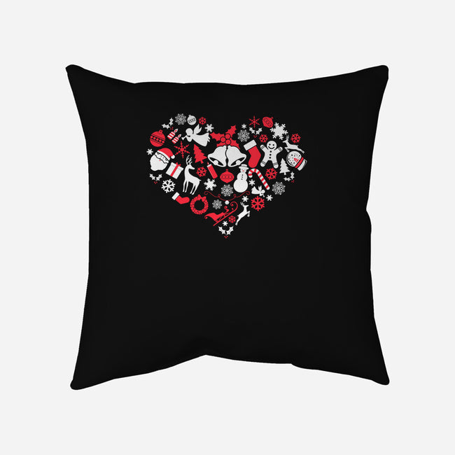 Love Christmas-none removable cover w insert throw pillow-neverbluetshirts