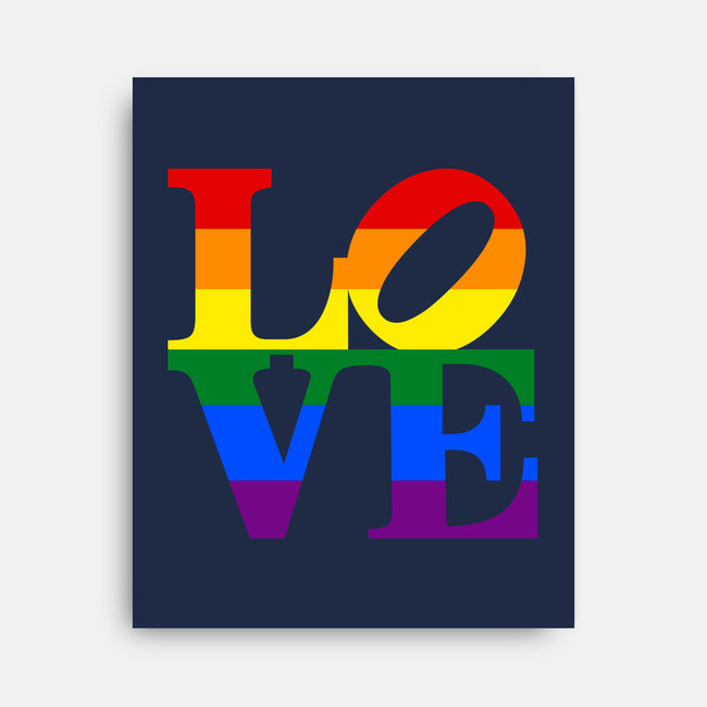 Love Equality-none stretched canvas-geekchic_tees
