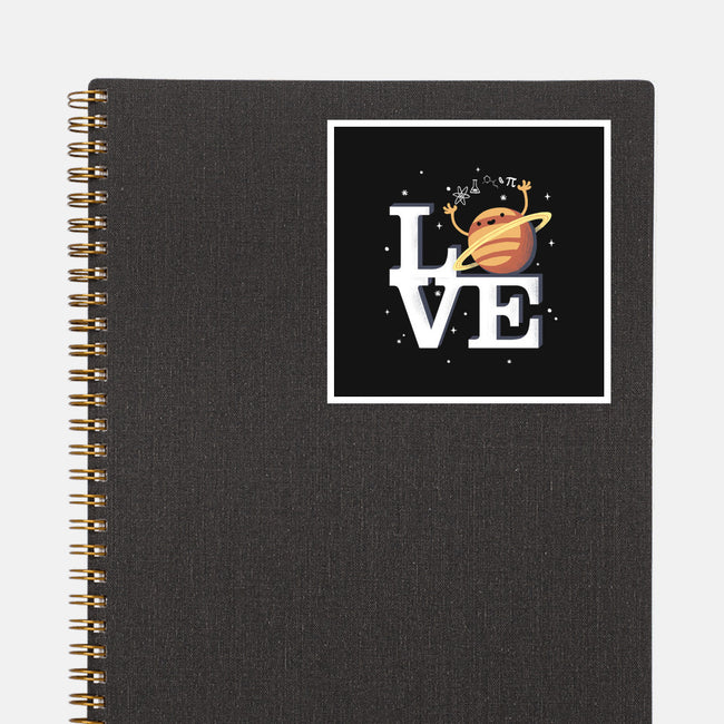 Love Science-none glossy sticker-BlancaVidal