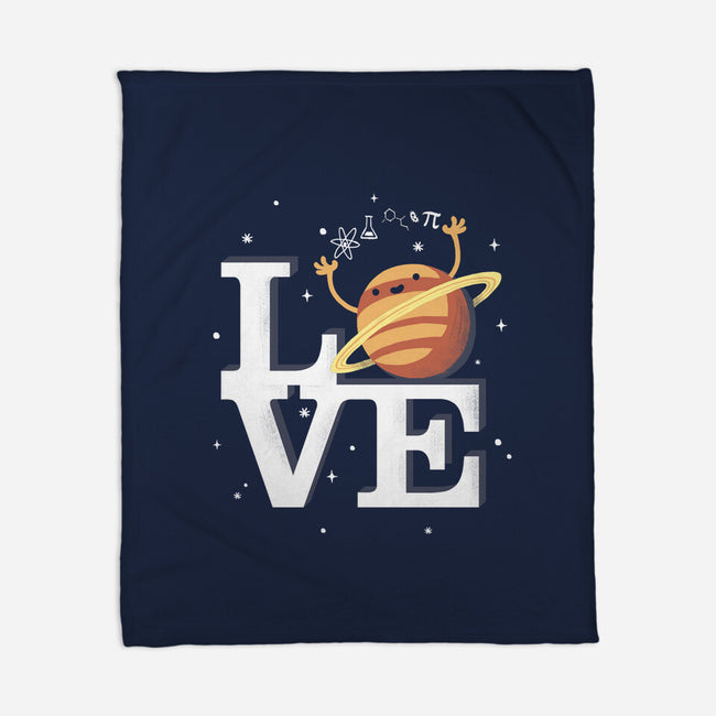 Love Science-none fleece blanket-BlancaVidal