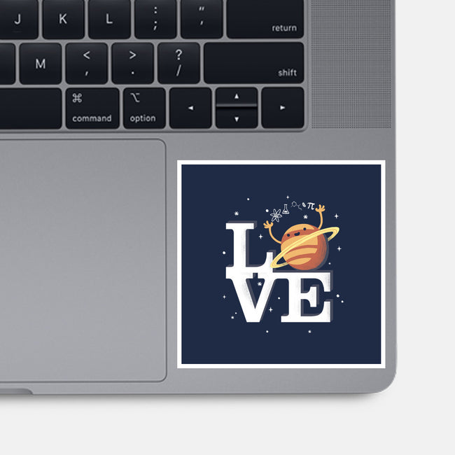Love Science-none glossy sticker-BlancaVidal