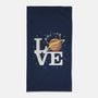 Love Science-none beach towel-BlancaVidal