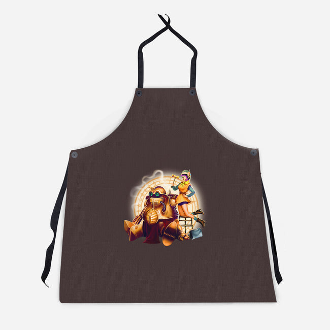 Lucca & Robo-unisex kitchen apron-MeganLara