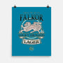 Lucky Dragon Lager-none matte poster-etcherSketch