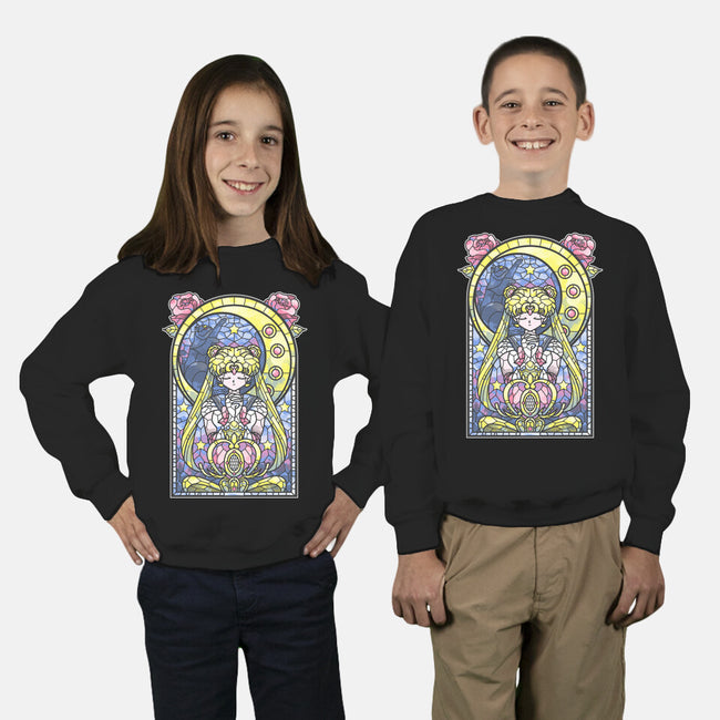 Lunar Blessing-youth crew neck sweatshirt-AutoSave