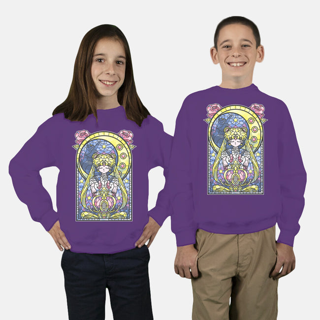 Lunar Blessing-youth crew neck sweatshirt-AutoSave