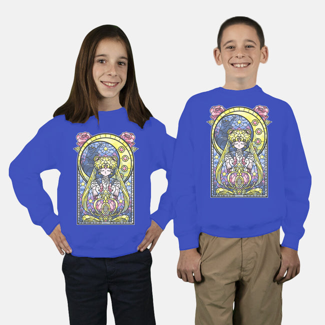 Lunar Blessing-youth crew neck sweatshirt-AutoSave