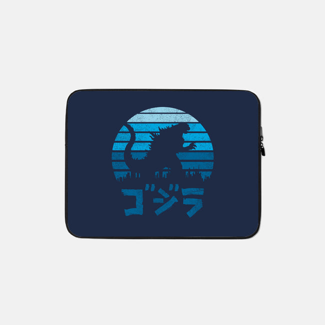 Kaiju Sun Set-none zippered laptop sleeve-manospd