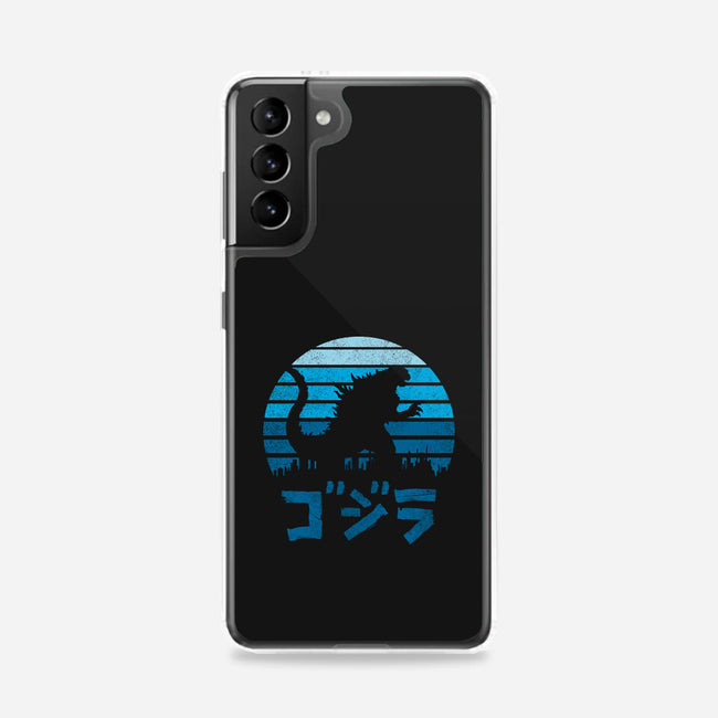 Kaiju Sun Set-samsung snap phone case-manospd