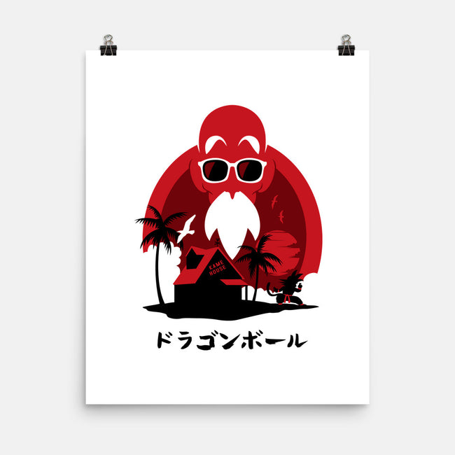 Kame Island-none matte poster-albertocubatas