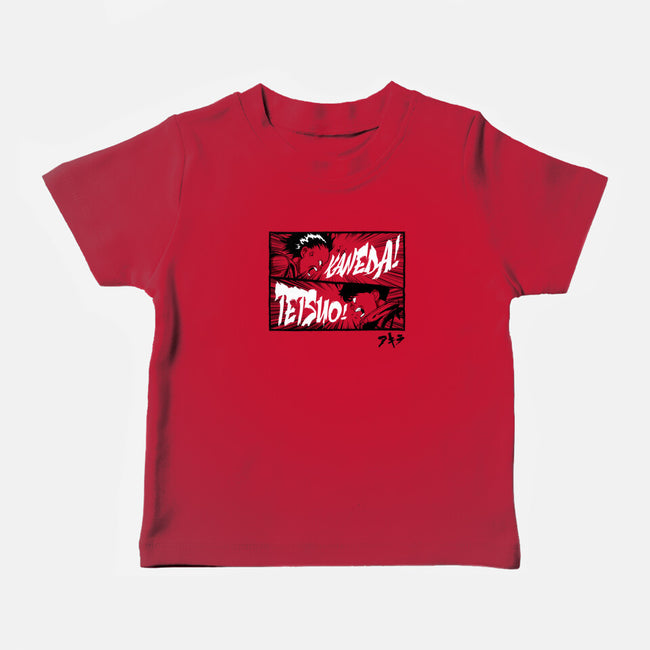 Kaneda! Tetsuo!-baby basic tee-demonigote