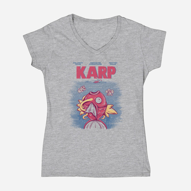 KARP-womens v-neck tee-yumie